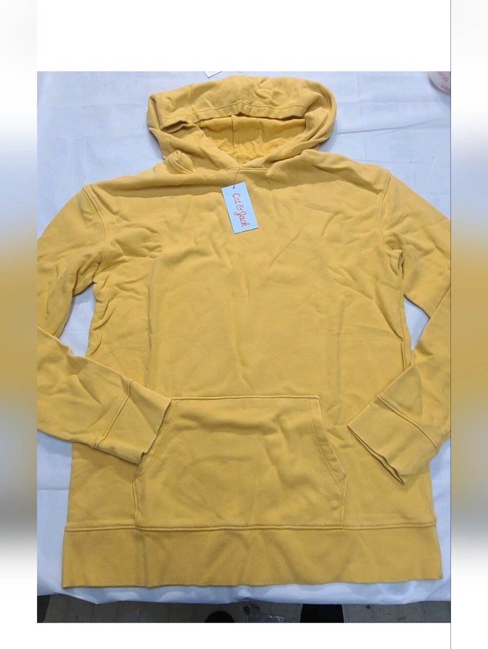Kids' Hoodie Sweatshirt Cat & Jack Mustard Yellow Size XXL